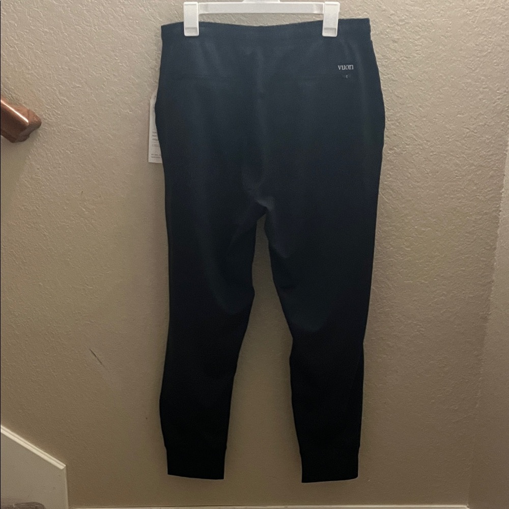 Vuori Men's Navy Joggers with Drawstring - Picture 2 of 4
